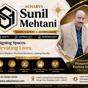 Acharya Sunil Mehtani Vastu Expert & Astrologer